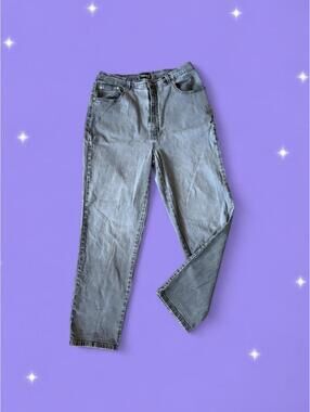 Vintage 90s Mom Style&Co Woman Cotton Straight Leg Jeans size 16
